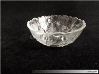 کاسه بلوری قدیمی و زیبا طرح گل