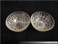 2 عدد کاسه بلوری قدیمی و زیبا