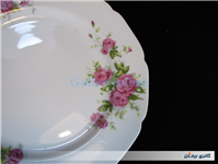 3دیوارکوب چینی گل سرخی قدیمی KPM