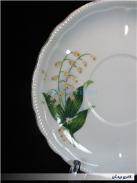 دیوارکوب یا زیرفنجانی گل زنگوله ای قدیمی