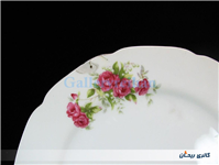 دیوارکوب چینی گل سرخی قدیمی مارک KPM 