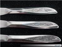 3عدد چاقوی قدیمی STAINLESS با طرح گندم