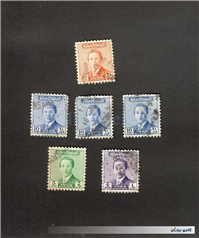 6عدد تمبر قدیمی و کمیاب کشور عراق 