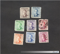 8عدد تمبر قدیمی و خاص کشور عراق 