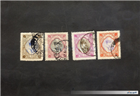 4 عدد تمبر سری مجلسی رضاشاهی 