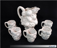  پارچ و لیوان سرامیکی قدیمی 