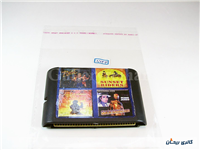 کارتریج بازی کنسول سگا SEGA قدیمی 4 لبه 