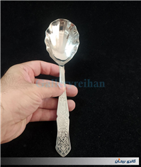 قاشق آجیل قدیمی ساخت هند STAINLESS