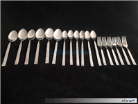 18 عدد قاشق و چنگال قدیمی STAINLESS