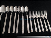 18 عدد قاشق و چنگال قدیمی STAINLESS