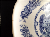 دیس قدیمی ملامین سایز بزرگ طرح منظره