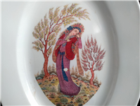 دیس قدیمی ملامین زیبا طرح لیلی