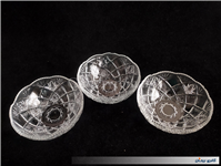 3 عدد کاسه بلوری قدیمی و بسیار زیبا 