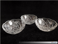 3 عدد کاسه بلوری قدیمی و بسیار زیبا 