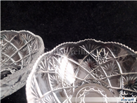 3 عدد کاسه بلوری قدیمی و بسیار زیبا 