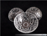 3 عدد کاسه بلوری قدیمی و بسیار زیبا 