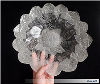  دیس میوه خوری بزرگ دو رنگ طرح گل 