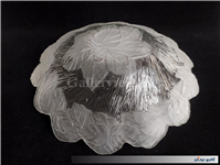  دیس میوه خوری بزرگ دو رنگ طرح گل 