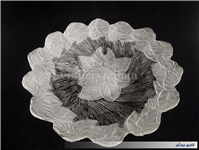  دیس میوه خوری بزرگ دو رنگ طرح گل 