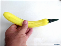 موز دوپوست شیشه ای دست ساز قدیمی