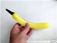 موز دوپوست شیشه ای دست ساز قدیمی