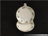 جفت نعلبکی قدیمی بسیار زیبا طرح پاندا 