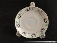 جفت نعلبکی قدیمی بسیار زیبا طرح پاندا 