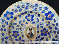 دیوارکوب نقاشی دست قلم آبی جدید