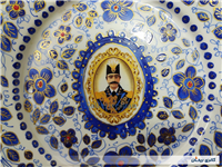 دیوارکوب قدیمی نقاشی کاردست قلم آبی جدید 