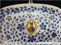 دیوارکوب قدیمی نقاشی کاردست قلم آبی جدید