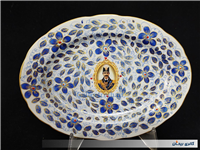 دیوارکوب قدیمی نقاشی کاردست قلم آبی جدید