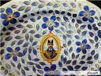 دیوارکوب قدیمی نقاشی کاردست قلم آبی جدید