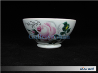 کاسه روسی نقاشی دست قدیمی طرح گل سیب