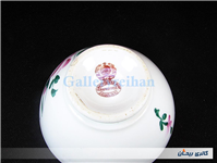 کاسه روسی نقاشی دست قدیمی طرح گل سیب