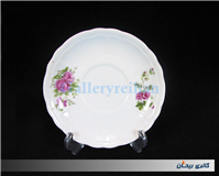 دیوارکوب یا زیرفنجانی گل سرخی قدیمی