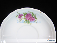 دیوارکوب یا زیرفنجانی گل سرخی قدیمی