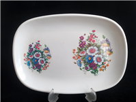 دیس قدیمی ملامین طرح گلهای زیبا