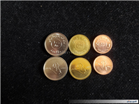 6 عدد سکه های کشور عراق سال 2004