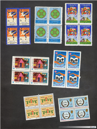 28 عدد تمبر بلوکی زمان محمدرضاشاه