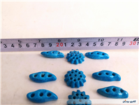 17 عدد خرمهره فیروزه ای ایرانی 