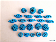 22 عدد خرمهره فیروزه ای ایرانی 