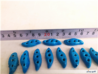 16 عدد خرمهره فیروزه ای ایرانی 