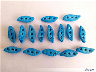 16 عدد خرمهره فیروزه ای ایرانی 