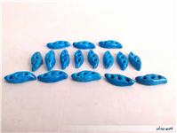 16 عدد خرمهره فیروزه ای ایرانی 