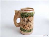 پارچ و لیوان سرامیکی قدیمی