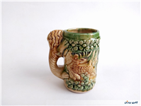 پارچ و لیوان سرامیکی قدیمی 