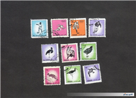 10عدد تمبر قدیمی و کمیاب کشور بحرین 