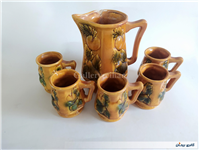 پارچ و لیوان سرامیکی قدیمی 