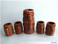 پارچ و لیوان سرامیکی قدیمی