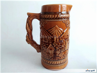 پارچ و لیوان سرامیکی قدیمی